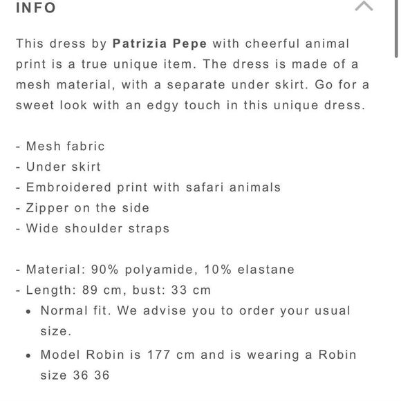 PATRIZIA PEPE Lea Embroidered Dress 40 - Picture 3 of 16